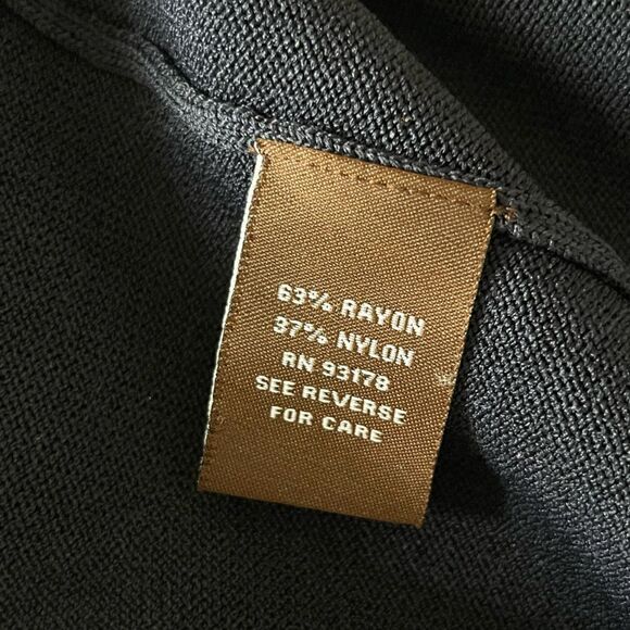 Adrienne Vittadini NWT navy sleeveless dress size small - Picture 4 of 10